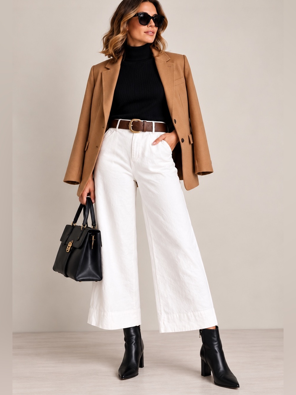 Banana Republic Blake Wide Leg Linen/Cotton Pants size 6